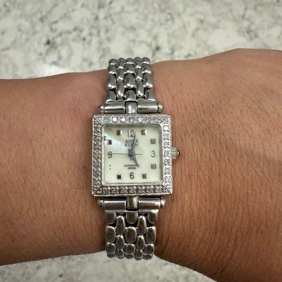 NWT - Vintage Anne Klein Swiss Diamond Collectiom Square face - Picture 8 of 10